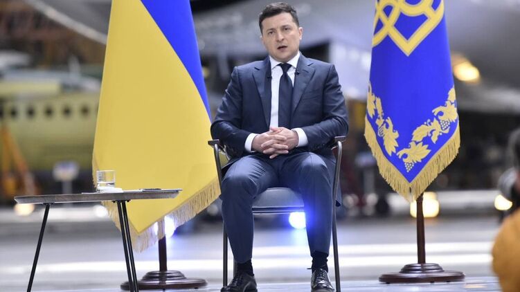 Владимир Зеленский дал интервью о Донбассе. Фото