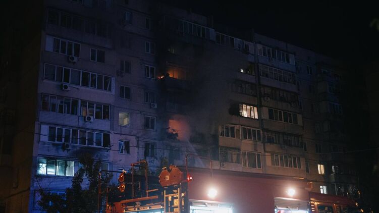 Ночью Киев подвергся массированный атаке росийских ракет и