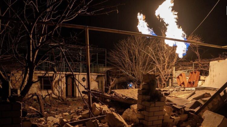 Последствия прилета в Одесской области. Фото: ГСЧС