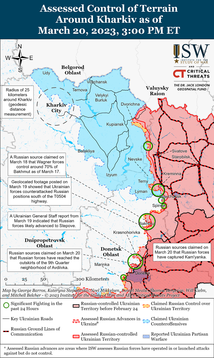 Карта бойових дій в Україні