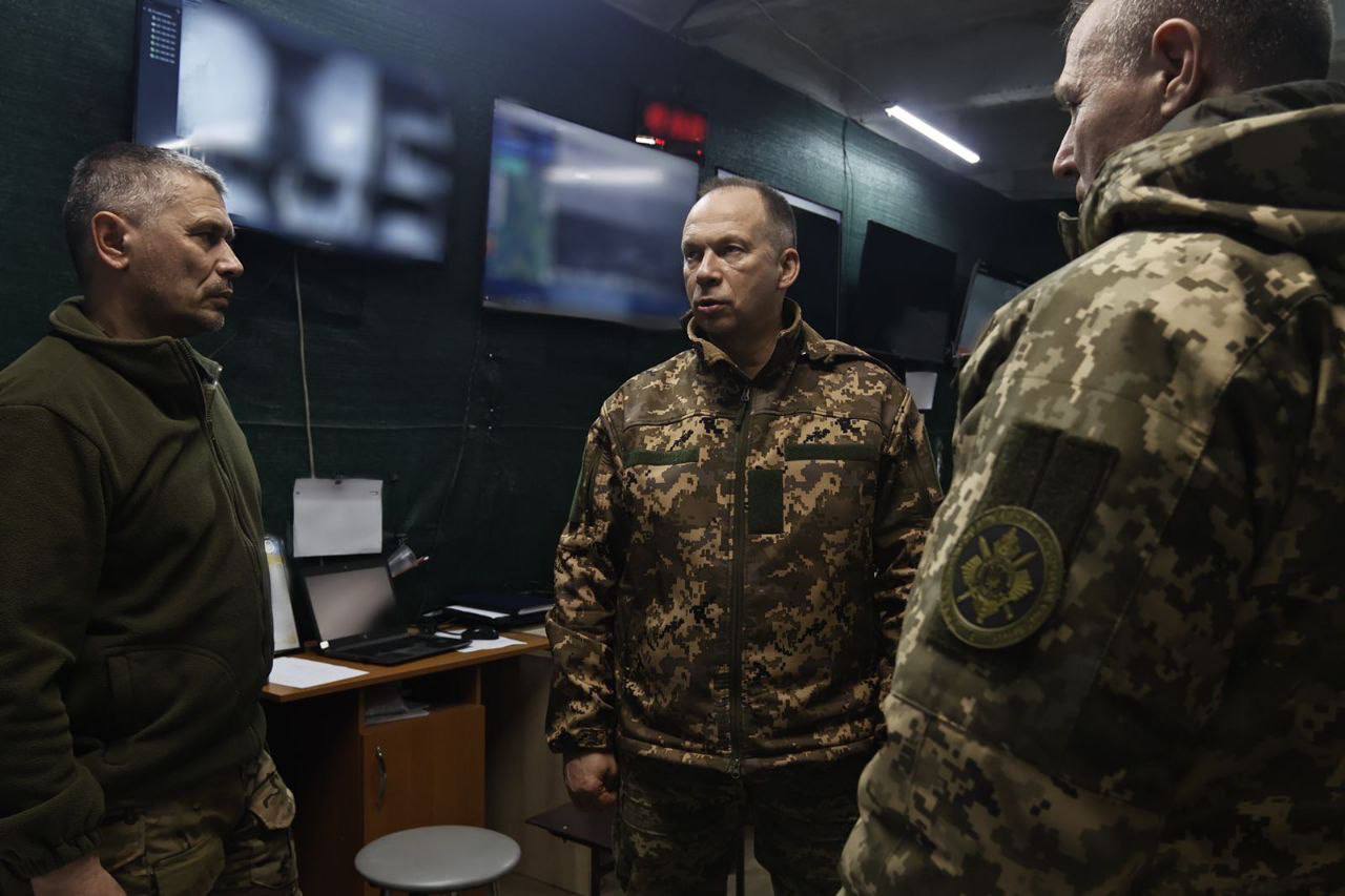 Сирський відвідав Бахмут
