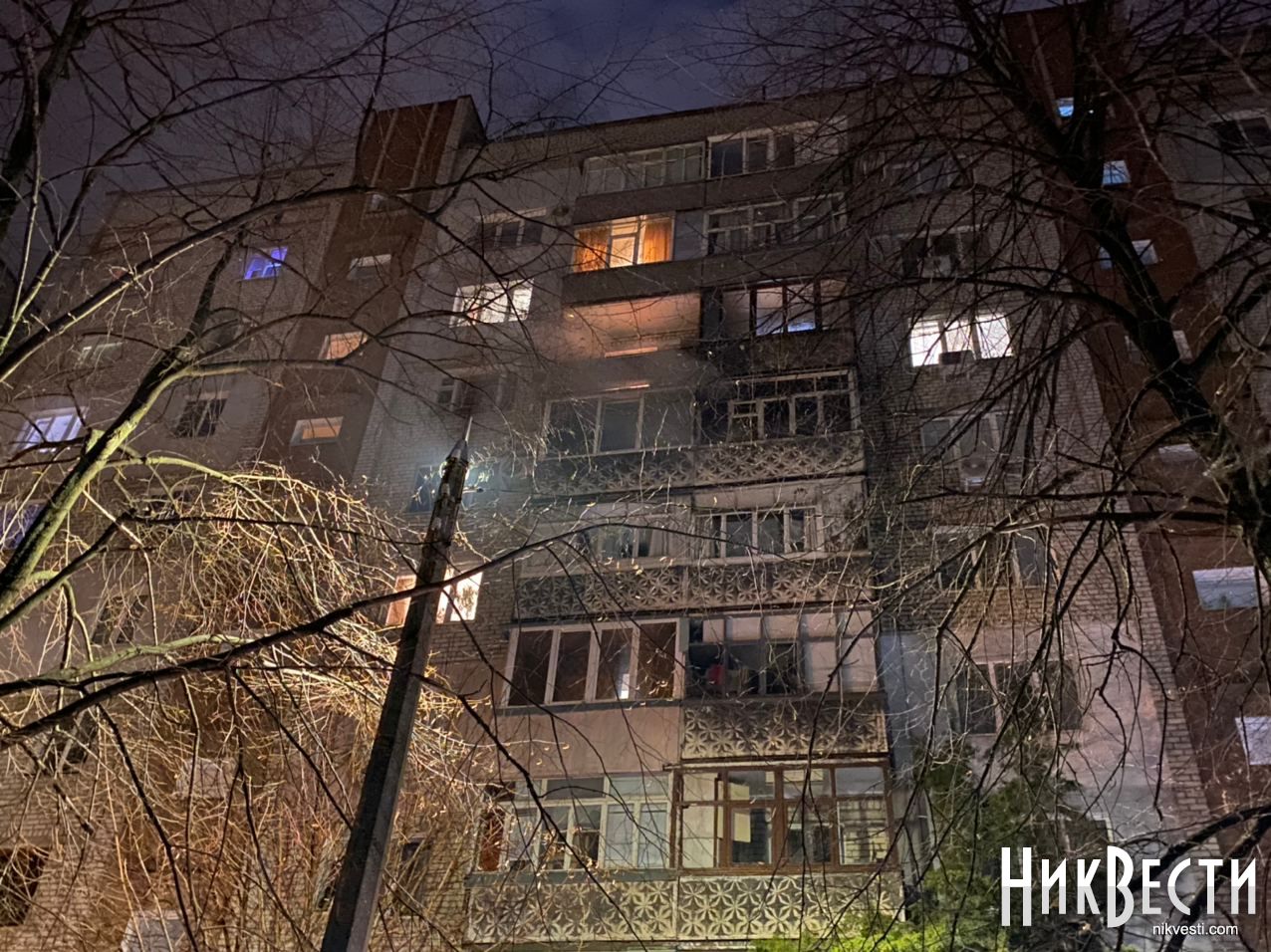 Пожар в Николаеве. Скриншот https://nikvesti.com/news/politics/207888