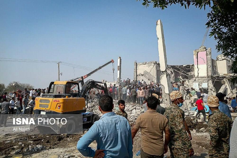 Фото (3) разрушенной школы в Иране. Источник – Телеграм